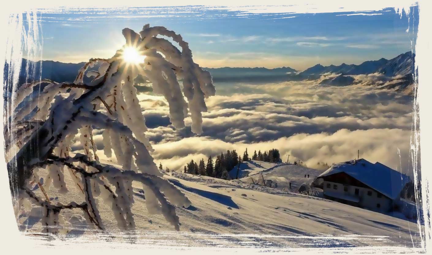 HecherHaus Alpine Lodge in Winter
